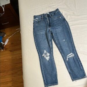 A&F Distressed Jeans